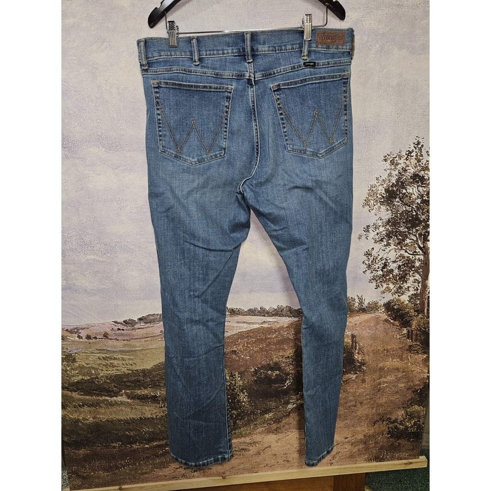 Wrangler Cowboy Cut Western Jeans Mens 38x34 Bootcut Denim Ranch Rodeo Work - Picture 11 of 12